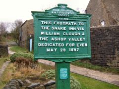 Snake Path Sign
